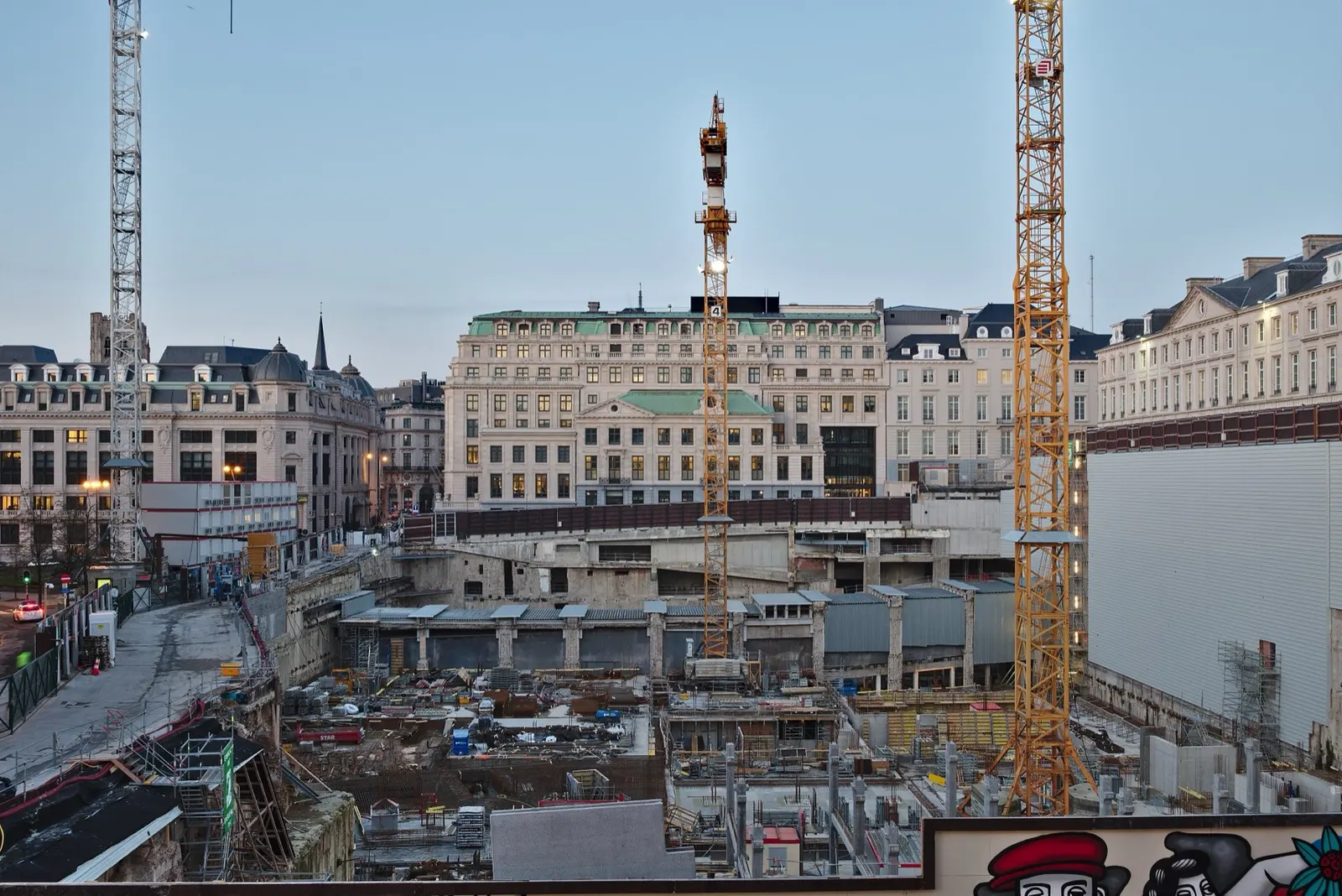 A building site, Brussels