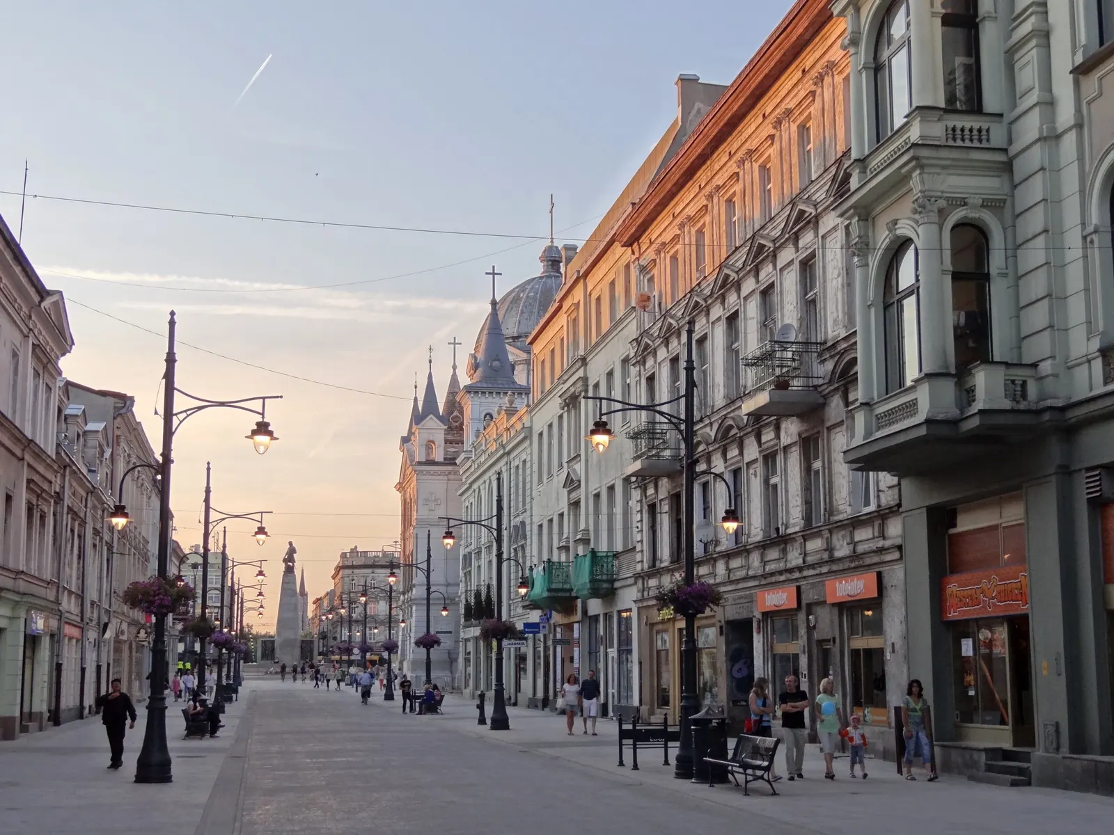Piotrkowska Street in Łódź