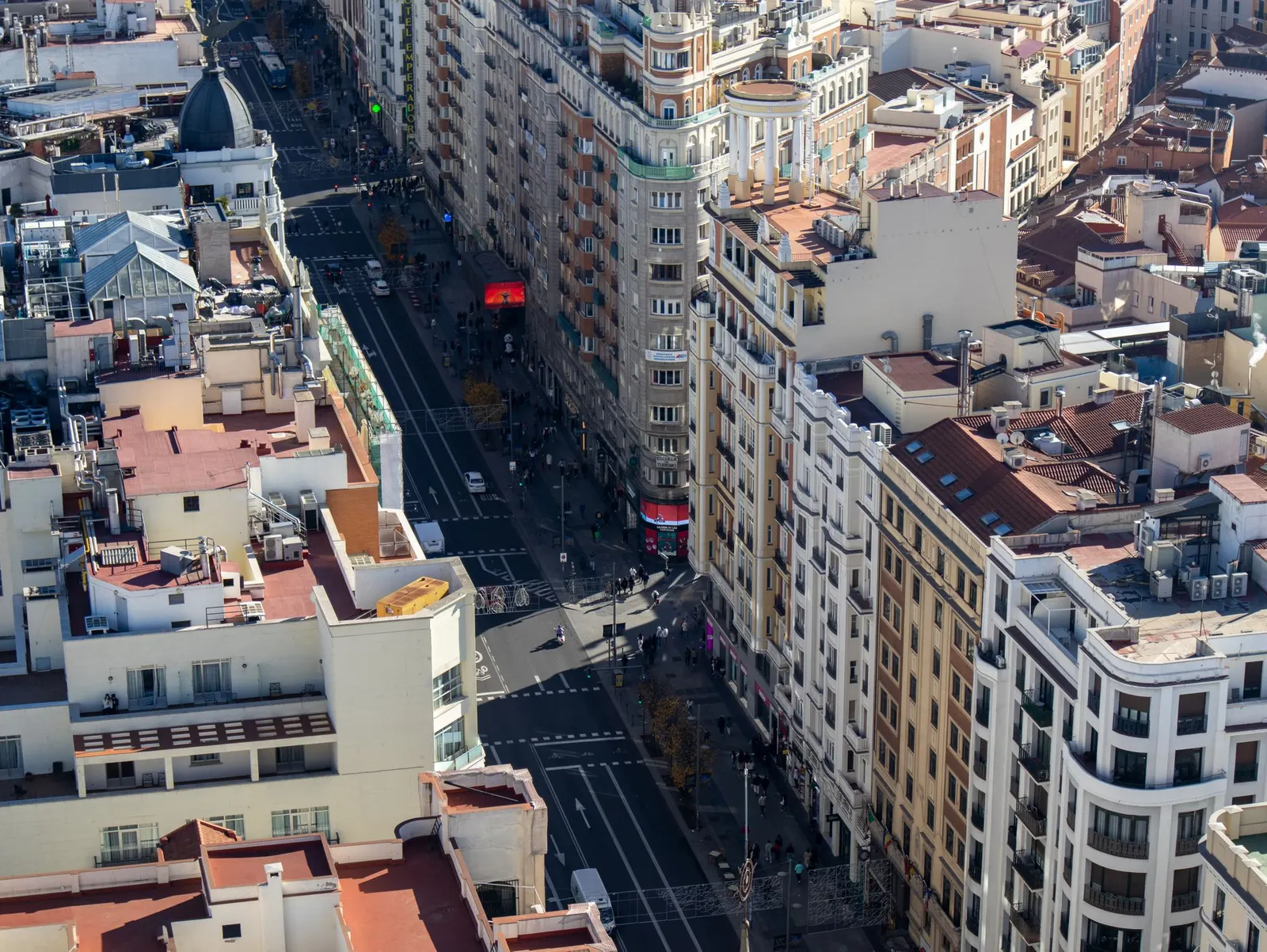Gran Vía from above