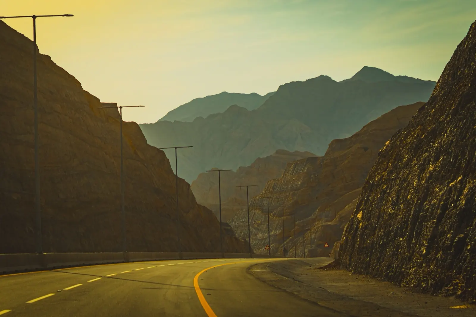 The road up Jebel Jais, Ras al Khaimah